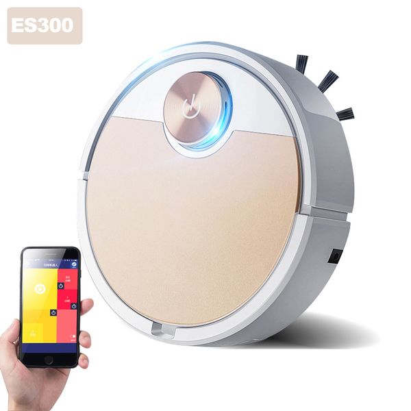 

умный робот пылесос es300 бытовой мобильный телефон app дистанционного управления автоматическая dust removal и стерилизация sweeper
