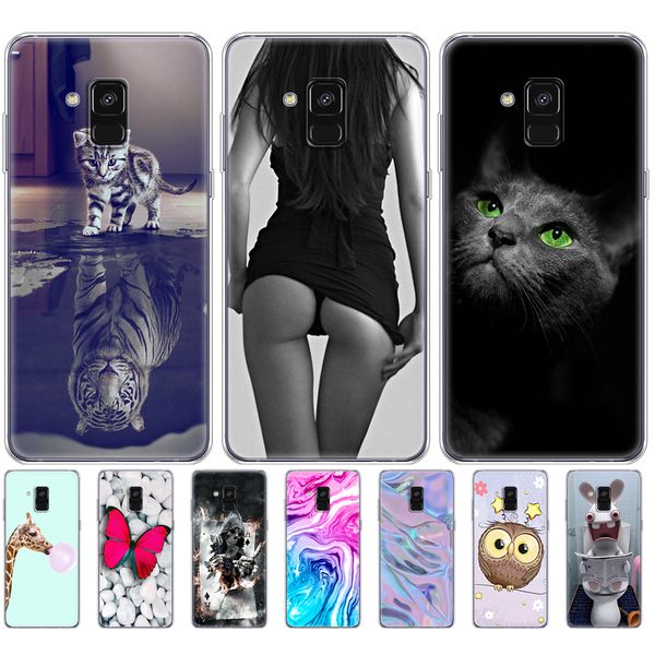 

case galaxy a530 a530f silicone cover for samsung a8 plus a730 a730f clear cases phone shell