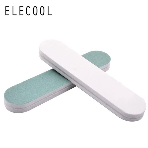 

elecool 2pcs professional colorful nail file buffer polishing block sanding nail art manicure sponge setback art tools