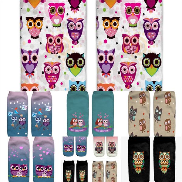 

ddzvm lionzone crew owl cotton diamond socks christmas gift size 5 sock boot airsmens animal print lustige socken quality crown colorful, Black