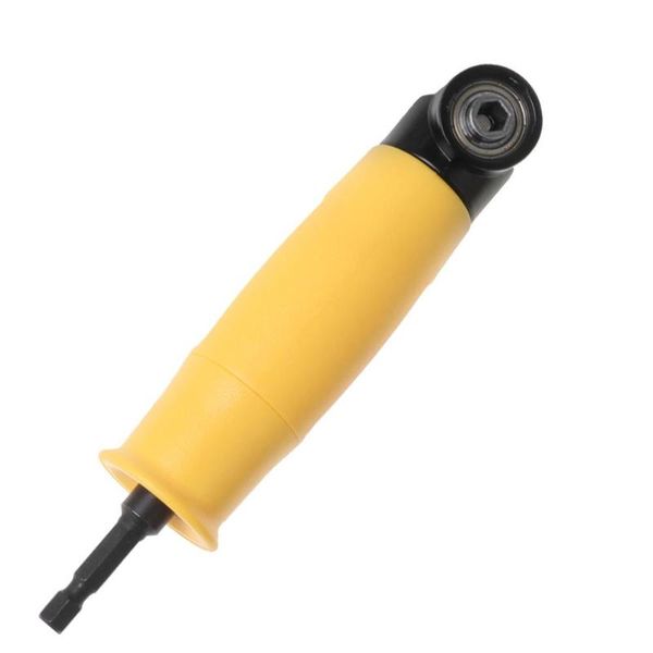 

90 angle extension right driver drilling shank 1/4" hex drill bit socket holder