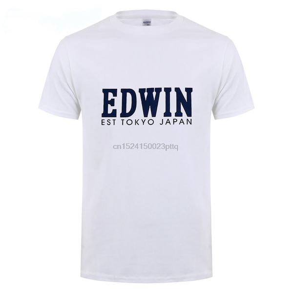 

edwin logo type 2 t-shirt - white sport hooded sweatshirt hoodie