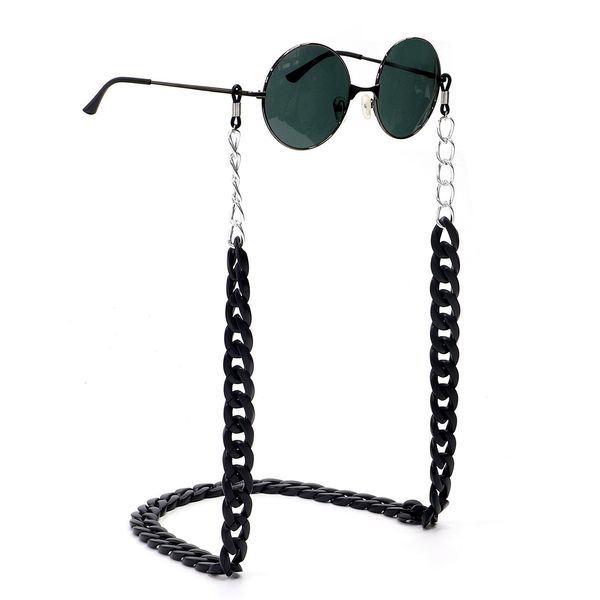 

big black acrylic sunglasses chain womens eyeglass chains reading glasses hanging neck chain largands eyewears cord holder h jllxlt