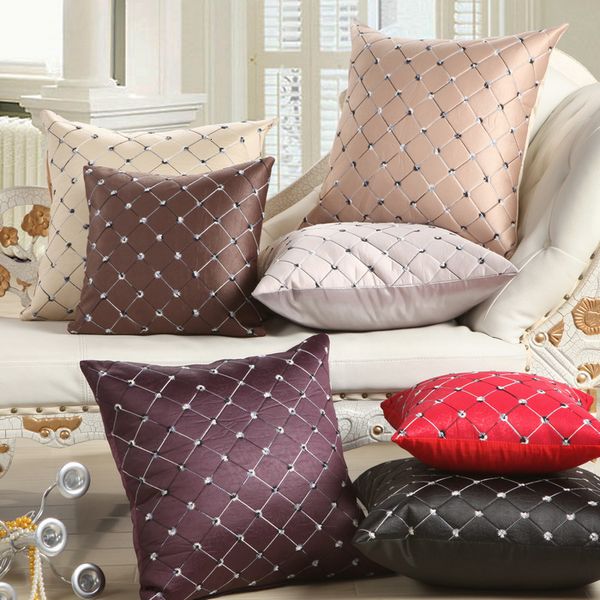 

1pcs plaids pattern throw pillow cushion cover chair seat car home decor sofa bed decorative pillowcase 40116