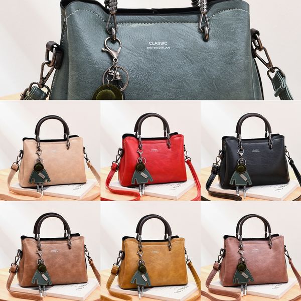 

2020 new korean style women's hand stylish wear-resistant simple shoulder crossbody handbag satchelsatchel satchel bag tfoti