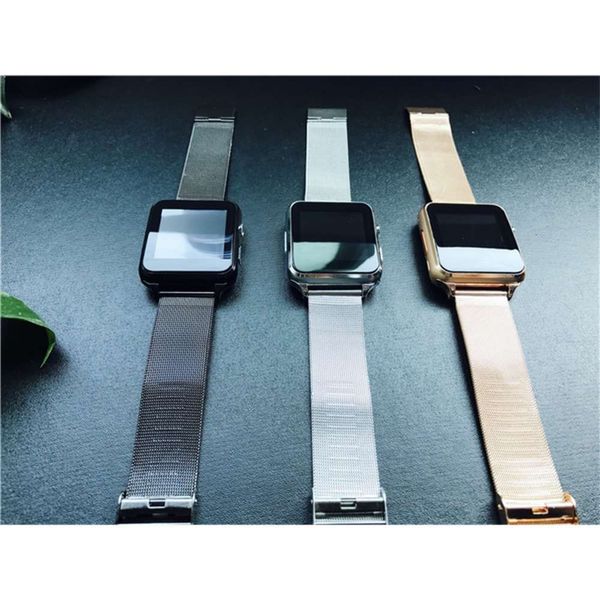 

x7 steel band smart watch plug-in card calls bluetooth student