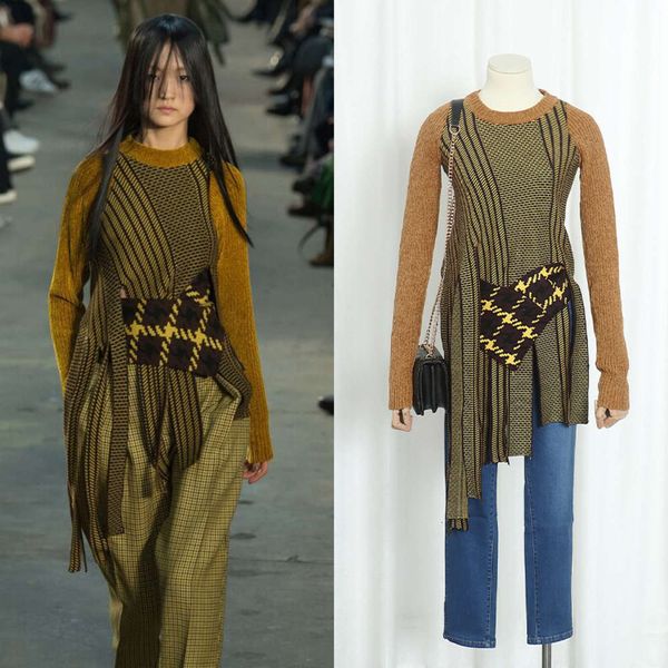 

tiktok knitted et 2020 women's fashion brand, White;black