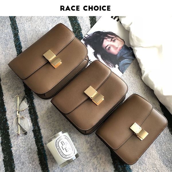 

caramel versatile bag female 2020 new advanced texture leather crossbody square bag