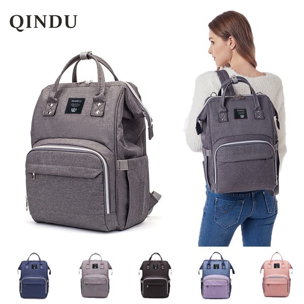 

multifunction baby bag widened shoulder strap large capacity maternity bags waterproof travel women fashion diaper bag backpack 201022