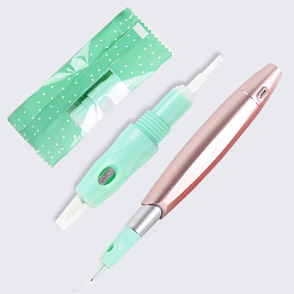 

disposable sterilized tattoo cartridge needles 1d 1rl 8mm screw needles for charmant princesse machine microblading liberty pen