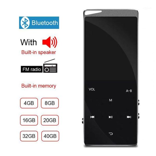 

& mp4 players mp3 player with bluetooth speaker touch key built-in 8gb 16gb hifi metal mini portable walkman radio fm recording1