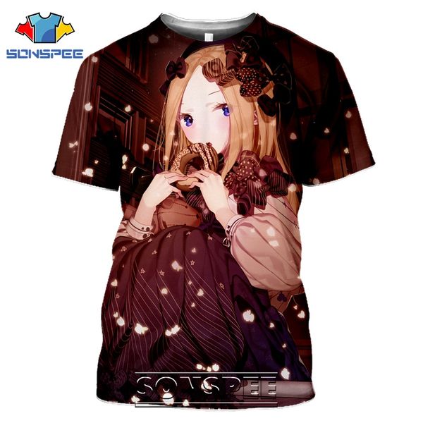 

fate series grand order anime 3d print shirts horror harajuku horror men clothing