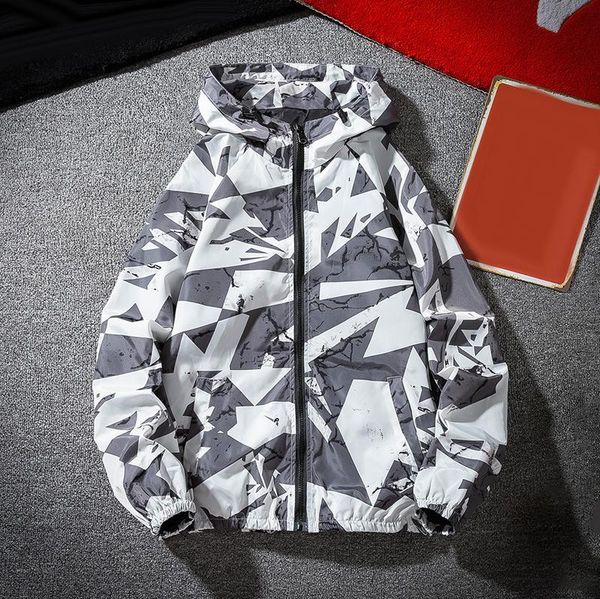 

men's jacket hoodie sweatshirt fitness printed fashion sports long sleeve casual training, Black;brown