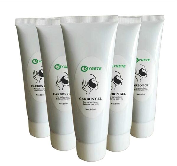 

new 80ml soft laser black doll carbon cream gel powder q switched nd yag laser natural toner in stock ce