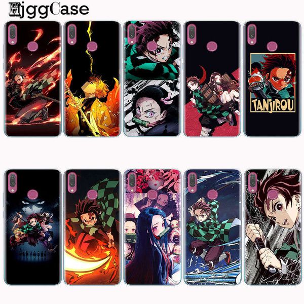 

sewqanime killer kimetsu no yaiba mobile phone cover huawei honor 9 10 20 lite10i 8x 8c 9x pro y9 2019 tpu soft shellvtrvgt