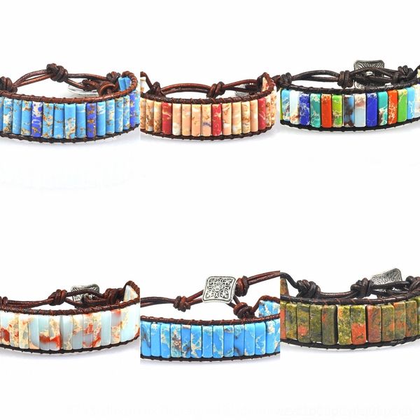 

камень рука eriup turquoise моды сосна йога чакра мужские женские украшения браслет натуральный камень браслет turquoisebag популярная импер, Golden;silver