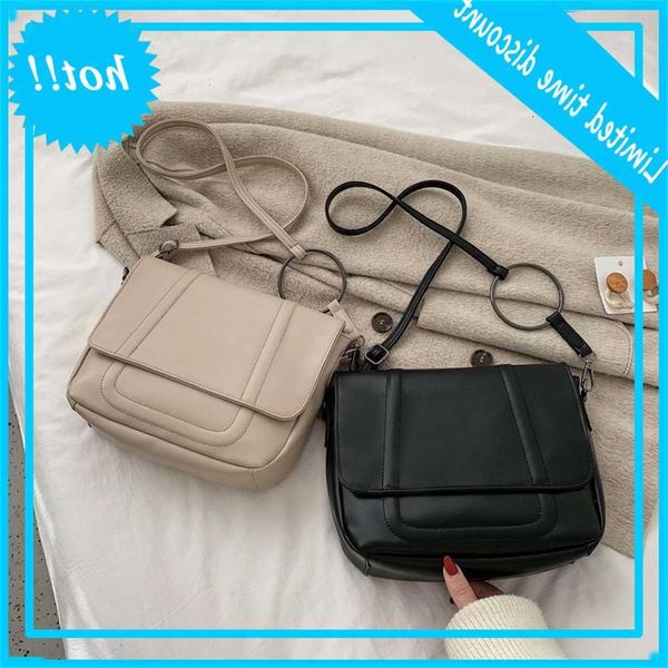 

french niche women's new fashion saddle bag in autumn and winter of 2019