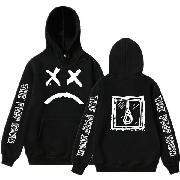 

2021 new lil peep hoodies love lil.peep sweatshirts hooded sweatershirts male/women sudaderas cry baby streetwear hoodie men o02m, Black