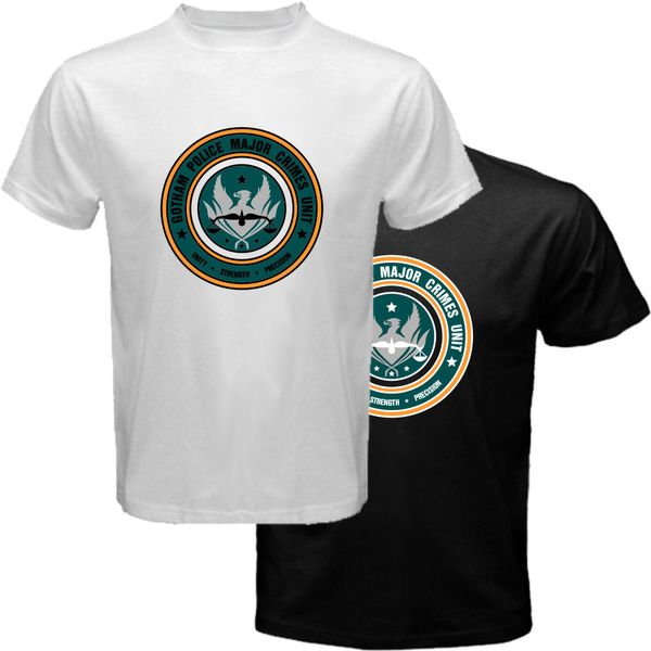 

summer new funny shirts gotham police major crime unit logo gotham city 3d print sport hooded sweatshirt hoodie men t shirt