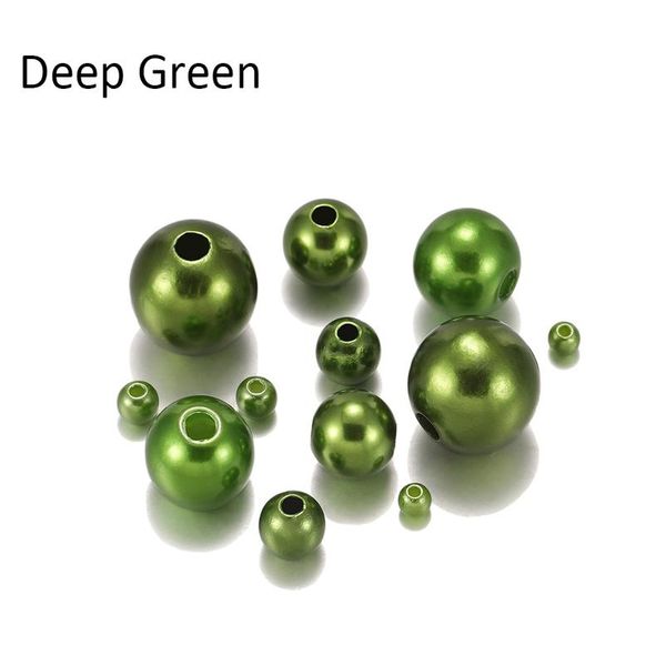 

360pcs/lot multi size acryl with hole round imitation pearl loose beads for bracelet diy jewelry making handmade bbyqtl