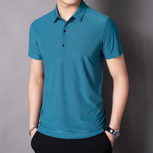 

men's short summer 2021 new korean fashion polo shirt loose quick drying half sleeve t-shirt, White;black