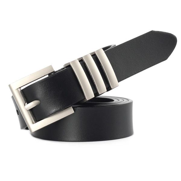 

genuine leather belts for women cummerbund luxury female jeans belt decorative simple waist belt black color, Black;brown
