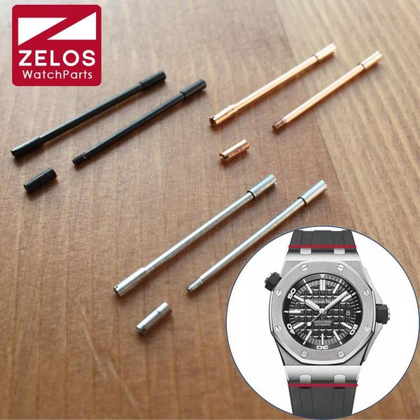 

26.8mm watch screw tube conversion link kit for ap royal-oak-offshore diver watch rubber/leather strap belt band screwbar rod