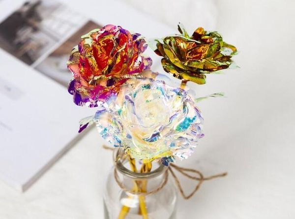 

christmas day gift 24k gold foil plated rose creative gifts lasts forever rose for valentine e's wmtgyx jjxh