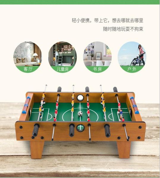 

wooden children tablefoosball table football machine double christmas gift toy boy entertainment bar games table 51cm#ood
