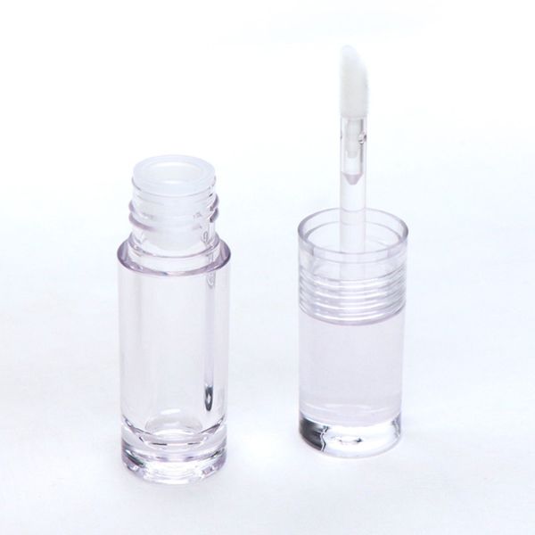 

10pcs/lot 4ml lipstick tubes direct filling capacity 2.5ml, transparent lip gloss tubes empty lip gloss tubes clear bottles c090