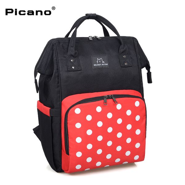 

multi-functional korean mummy bag large waterproof fashion baby backpack mom travel bag m180114