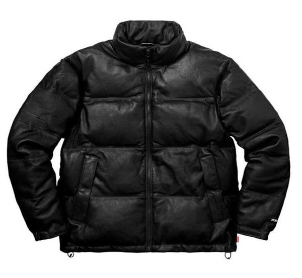 

fw co-branded fashion brand young men and women down jacket cotton jacket custom-made autumn and winter warm coat, Black