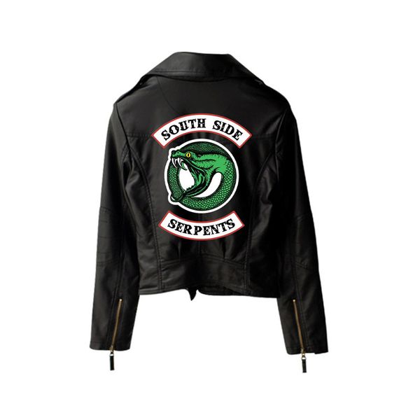 

2021 new pu jacket, riverdale leather jackets phaj, Black