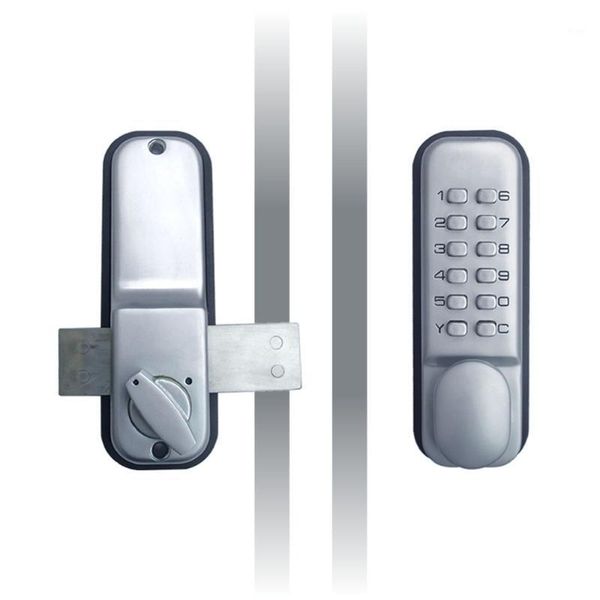 

mechanical door locks digital code door lock all weather waterproof zinc alloy1