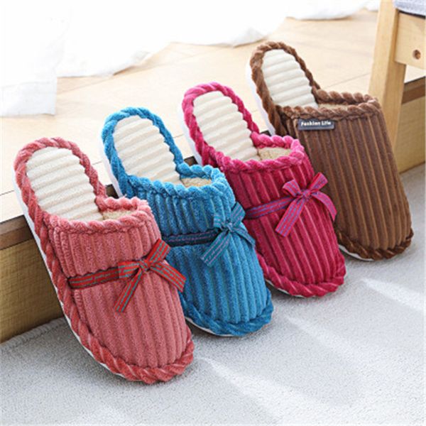 

at 2021 new home for women with the velvet designer short plush winter lukewarm woman comfortable non-slip slippers 49l7, Black