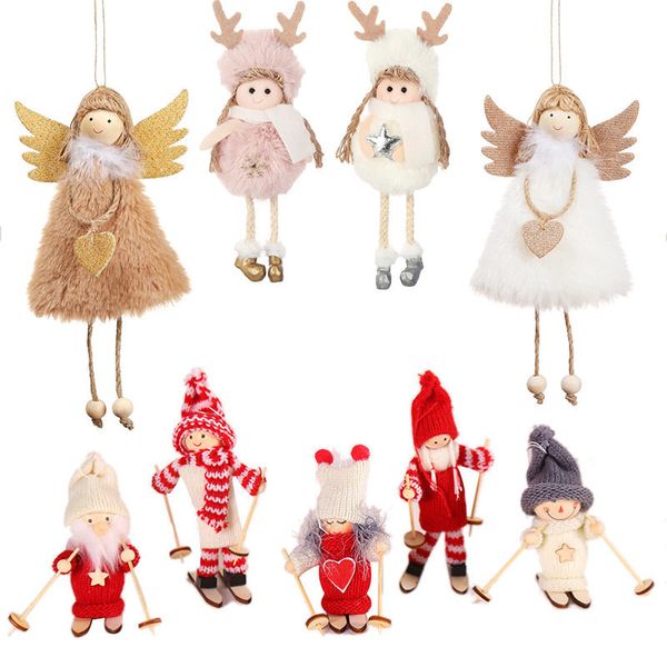 

merry claus santa ornaments christmas snowman gift tree toy doll hang decorations for home fw28