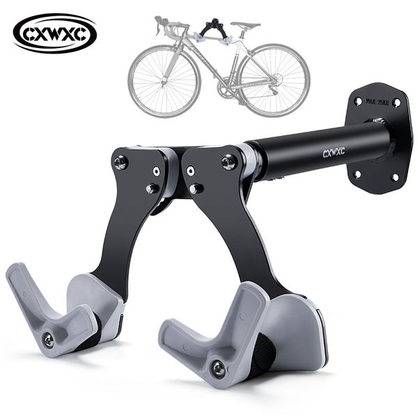 

bicycle bike wall mount horizontal mtb road bicycle rack wall hanger hooks holder for garage indoor bike storage repair stand cx