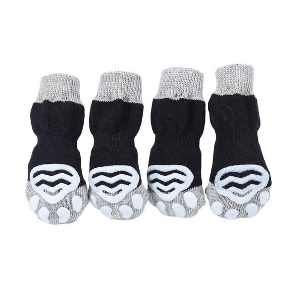 

4pcs antiskid puppy shoes soft knit pet dog shoes small dog prewalkers soft pet products supplies pet jllllw