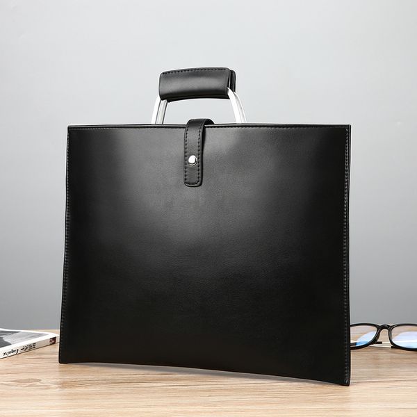 

men's and women's briefcase business handbags new professional fashion korean style simple wild a4 file package