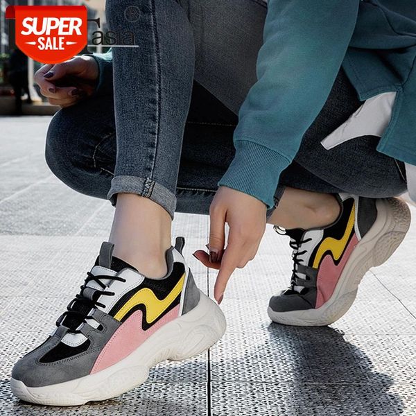 

doratasia new fresh color spring sneakers brand design wedges sneakers women comfort lace-up platform shoes woman #wi2l