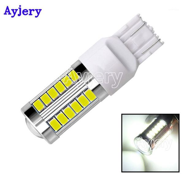 

ayjery 2x car w21w t20 7440 7443 33 smd 5730 led turn signal light reverse light 33smd 5630 led white yellow red brake 12v1