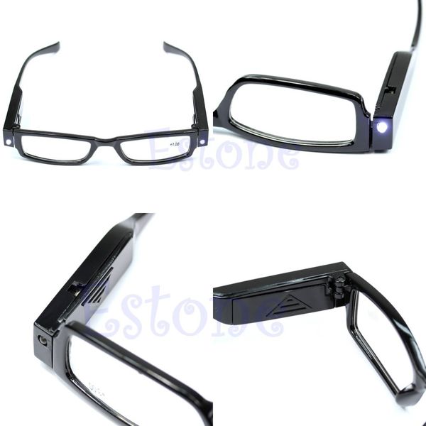 

мульти strength led reading glasses eyeglass spectacle диоптрий magnifier light up f05