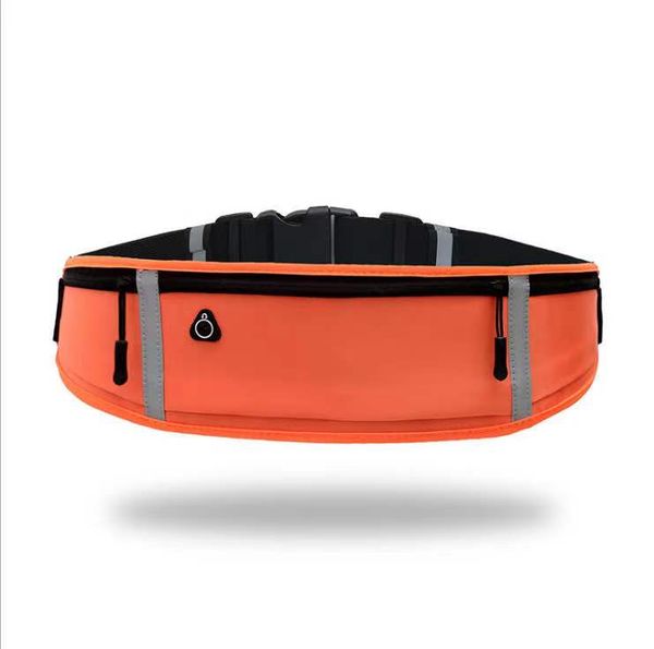

outdoor running waist bag multifunctional three-layer zipper pocket waist bag cycling dancing yoga fitness belt452