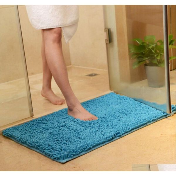 

household doormat chenille bath mat soft absorbent rugs non-slip durable foot pads for entryway,bedroom, living room,kitchen ublfy