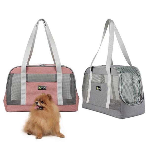 

dog car seat covers portable bag large capacity cat carrier bags outdoor travel shoulders mesh pet transport products