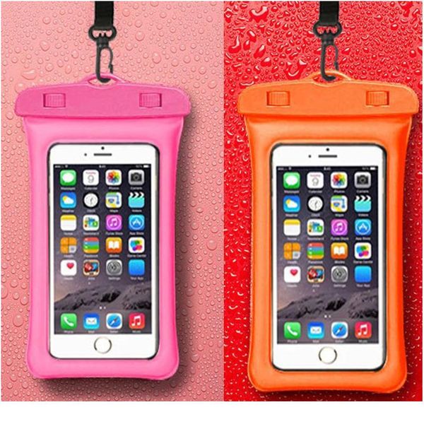 

runseeda 6inch floating airbag swimming bag waterproof mobile phone pouch cell phone case for swim diving surfing b jllcne