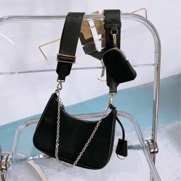 

handbags version 3in1 hobo black casual tote chain bag shoulder bag sacs femme crossbody tote women handbags