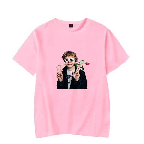 

new lewis capaldi t- shirt summer short-sleeved t-shirt lewis capaldi casual luxury leisure men's t shirt o-neck tees, White;black