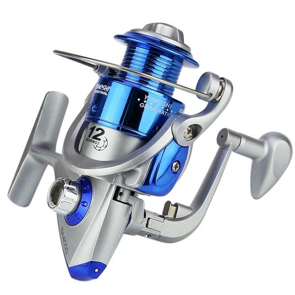 

yumoshi 12bb 5.5:1 gear ratio spinning fishing reel folding handle fishing reels 1000-7000 series half metal head spinning wheel sqcuzm
