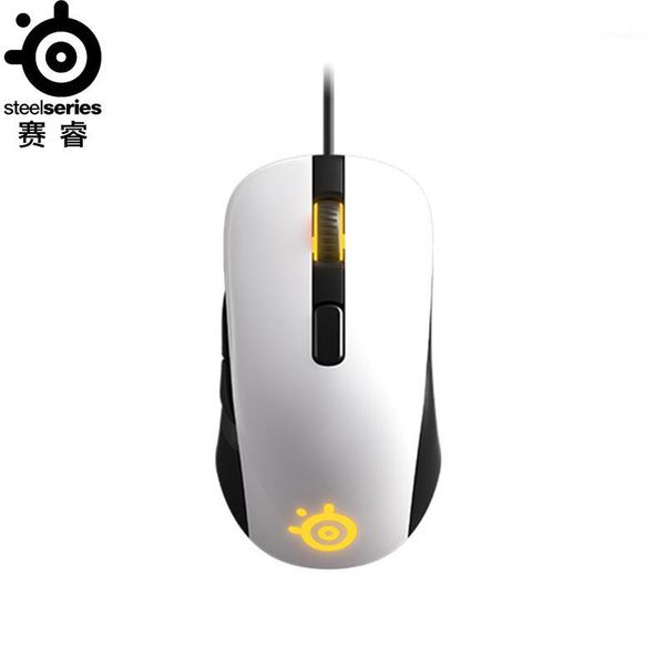 

steelseries wired mouse rival106 optical 7200dpi gaming mouse 6-key mirror material support mac osx windows 7/8/101